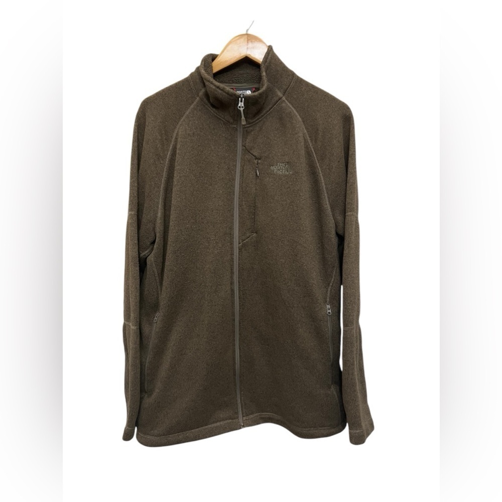 The North Face Brown Fleece Zip Up Jacket
